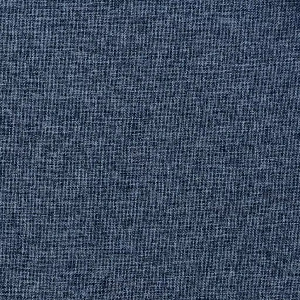 Berkfield Home Linen-Look Blackout Curtains with Eyelets, 2 Pack, Blue, W: 140 cm, H: 175 cm – 4