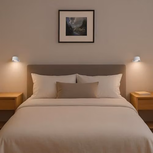 Happy Homewares White Rechargeable RGB LED Colour Changing Wall Light with Remote Control – 2