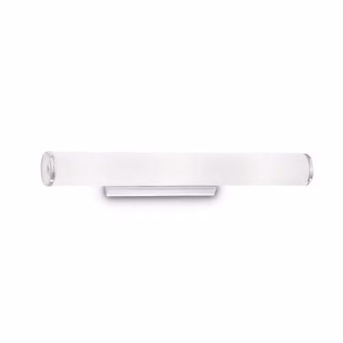 Netlighting Camerino 3 Light Modern White and Silver Aluminium Wall Lamp for Mirrors and Pictures with E14 Bulb Replacement