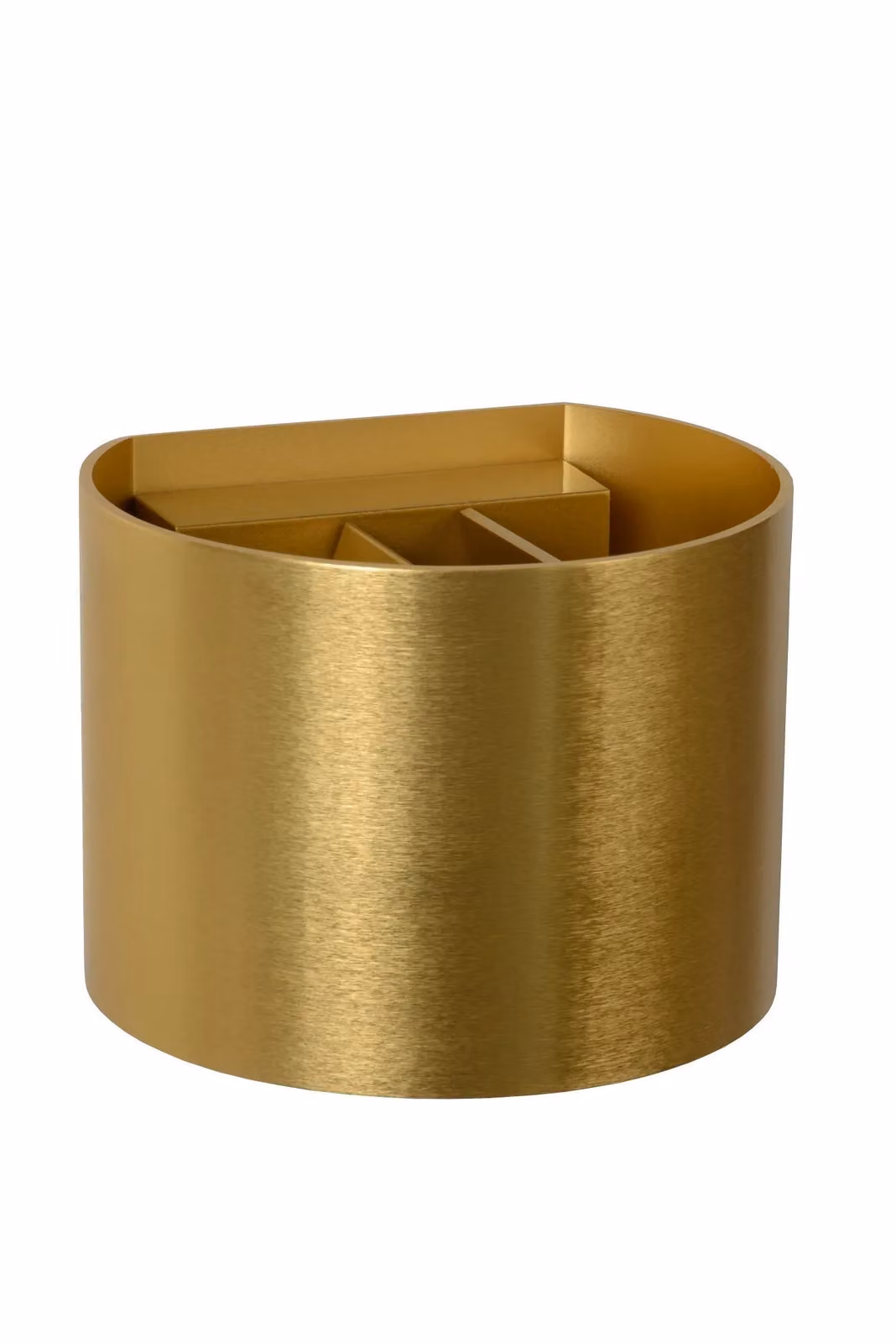 Lucide XIO Dimmable Adjustable Up and Down Cube LED Wall Light in Gold/Brass – 2