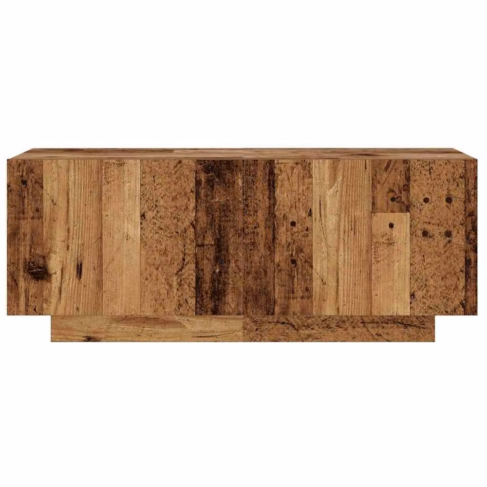 Berkfield Home Old Wood TV Cabinet in Brown, W/D/H: 100 x 35 x 40 cm – 4