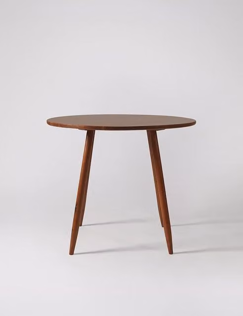Swoon Southwark Round Acacia Wood Dining Table in Brown