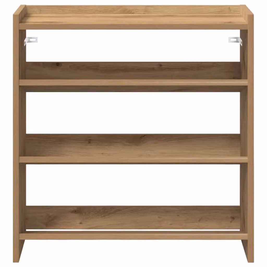 Berkfield Home Artisan Oak Shoe Rack in Brown, W/D/H: 60 x 25 x 62 cm – 3