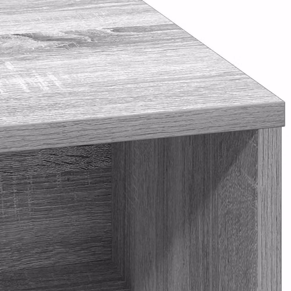 Berkfield Home Modern Grey Sonoma Sideboard with Integrated LED Lighting, W: 75 cm, D: 34.5 cm, H: 71 cm – 4