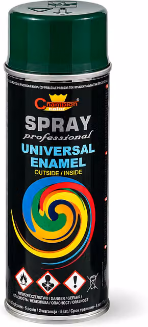 Sola High Gloss Universal Multi-Surface Spray Paint, Moss Green (RAL 6005), 400ml