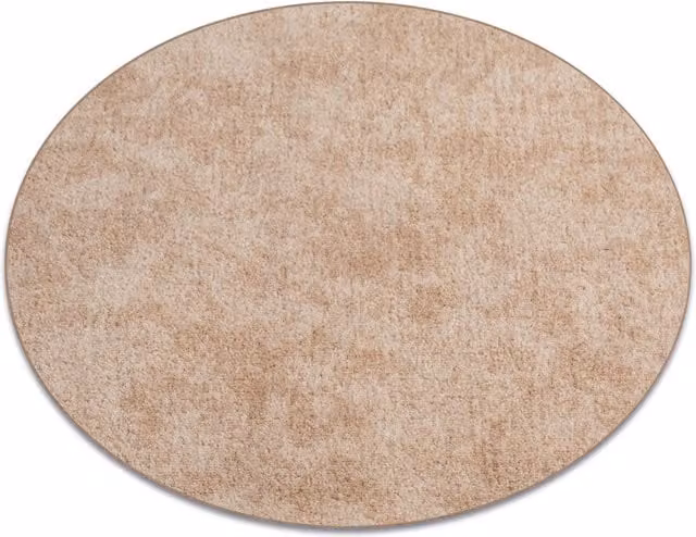 RugsX Circle Serenade Round Rug in Beige, Diameter: 100 cm – 1