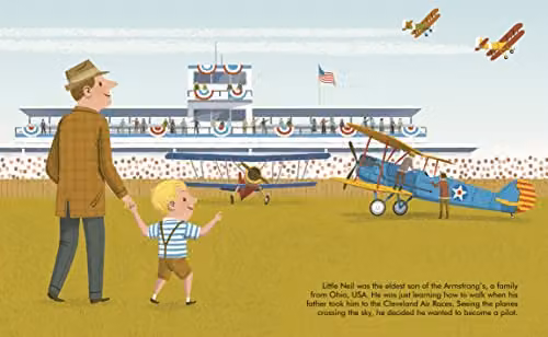 Little People, BIG DREAMS Neil Armstrong (82) Paper Book – 2