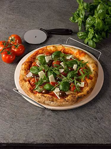 Tala Performance Ceramic Round Pizza Stone with Cutter, Diameter: 35 cm – 3