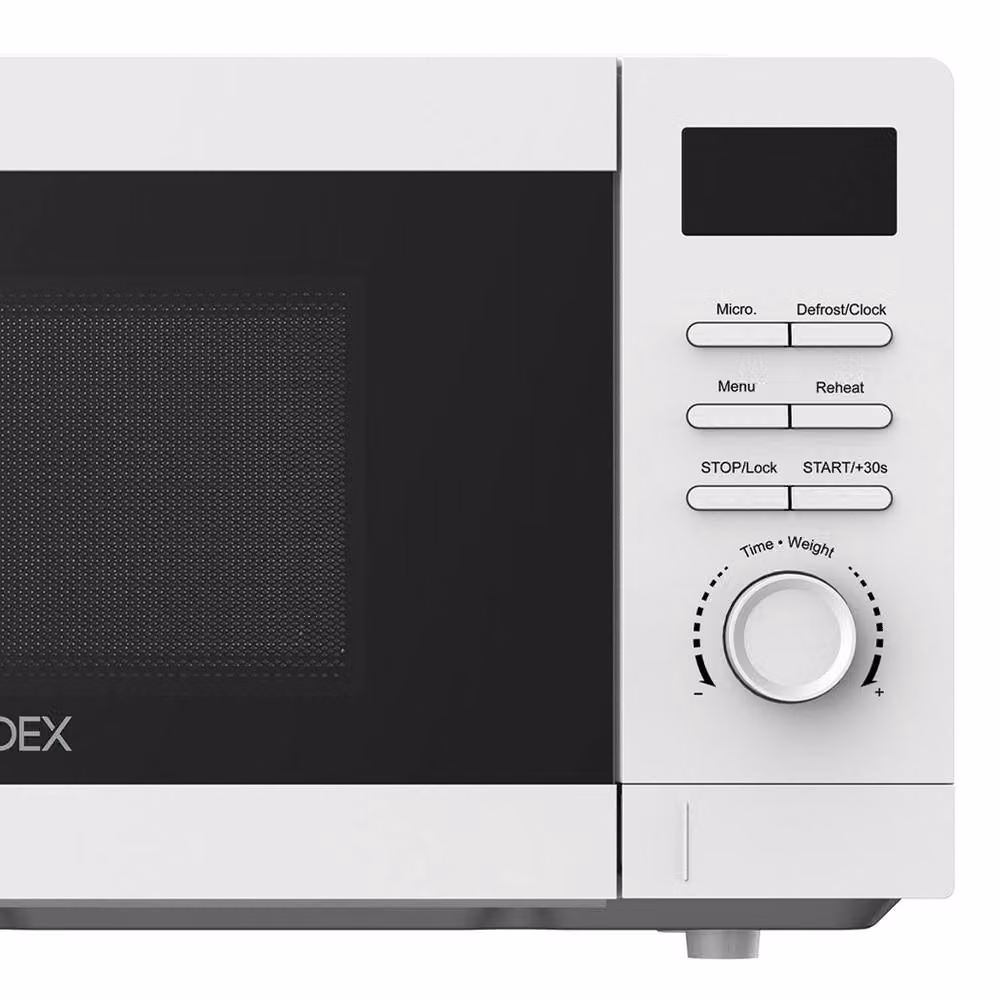 Prodex 20 Litre Solo Digital Countertop Microwave, 800W, White – 3