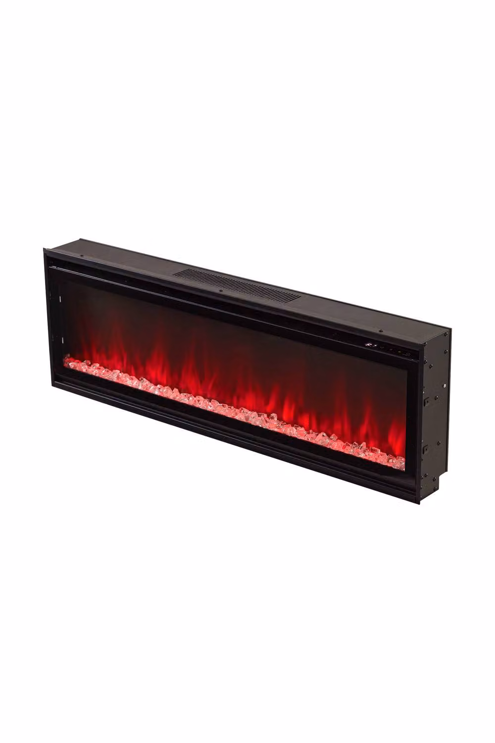 Living and Home 60 inch Wall Mounted Electric Fireplace with Remote Control, Black – 3