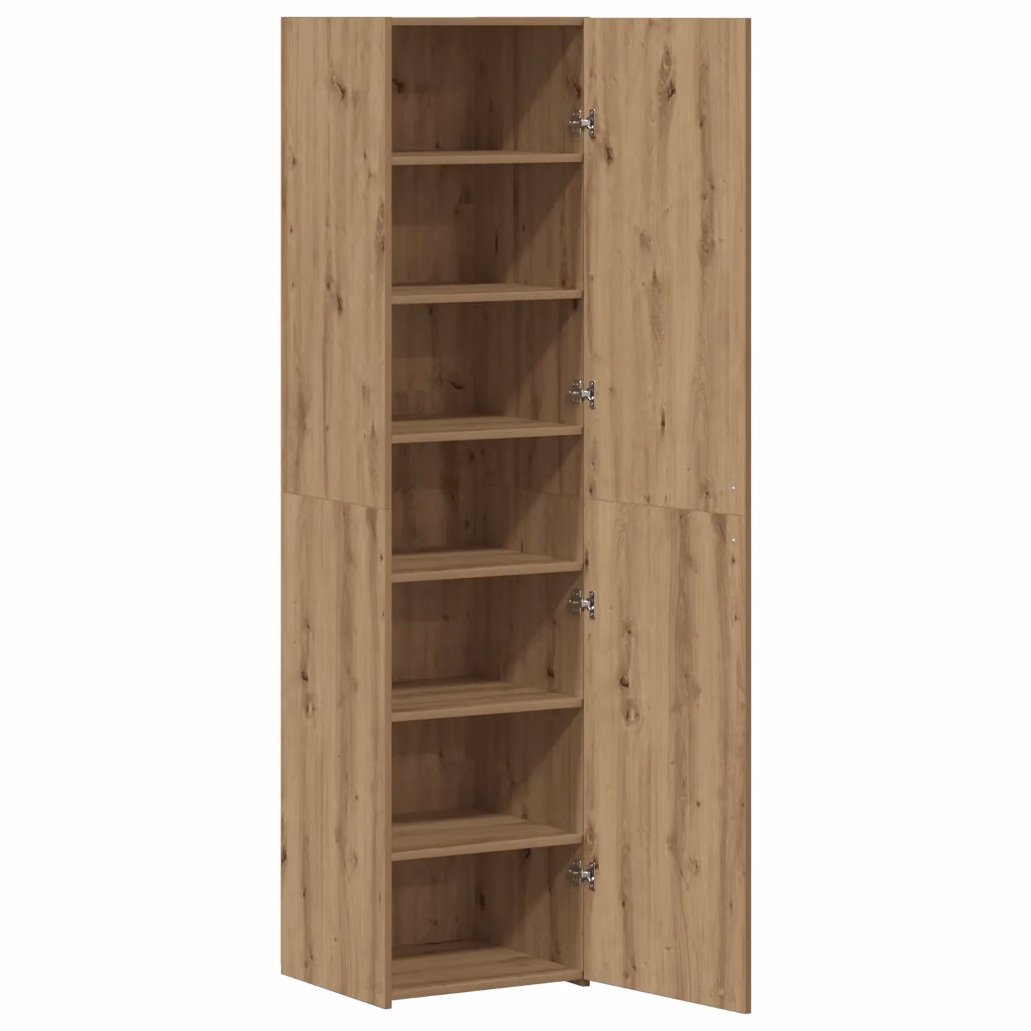 Berkfield Home Artisan Oak Highboard in Brown, W/D/H: 45 x 42.5 x 185 cm – 1