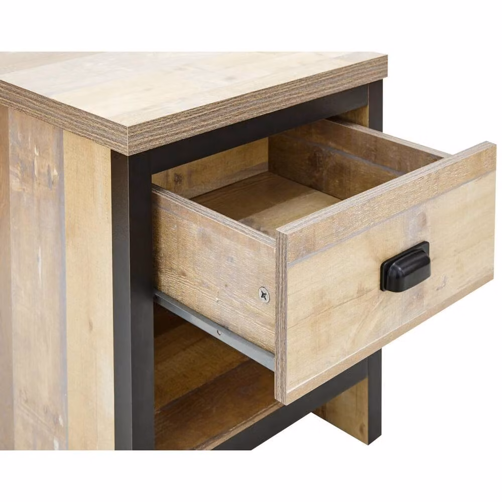 FORGEVIO Industrial Oak Wood Living Room Furniture in Brown – 3