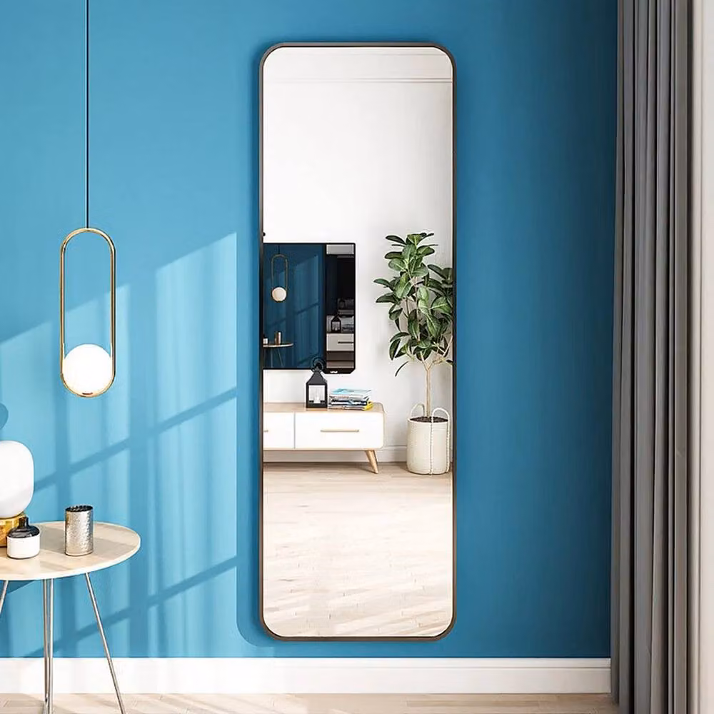 PAWNORA Black Large Long Full Length Mirror with Metal Frame – 3