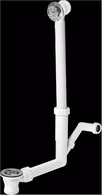 McAlpine WF21-SP Wasteflow Branch with 19/23mm Side Inlet Connection in White – 1
