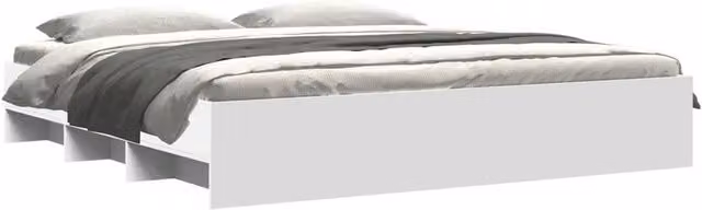Berkfield Home Durable Bed Frame with Lift Up Base, White, W/D/H: 180 x 203 x 35 cm