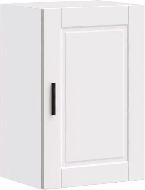 Berkfield Home Porto White Wall Mounted Kitchen Cabinet with Hinged Doors and Internal Shelves