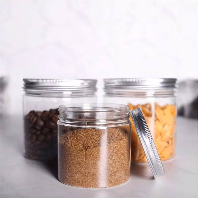 Pukkr Set of 12 Airtight and Leakproof Plastic Storage Containers with Lids, Silver and Transparent, BPA Free