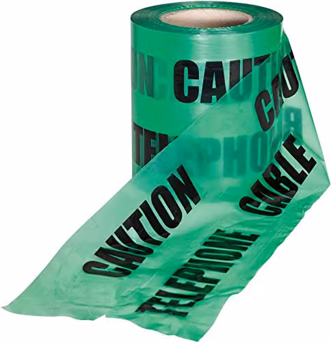 Prosolve TELT Green Underground Warning Tape for Telephone Cables