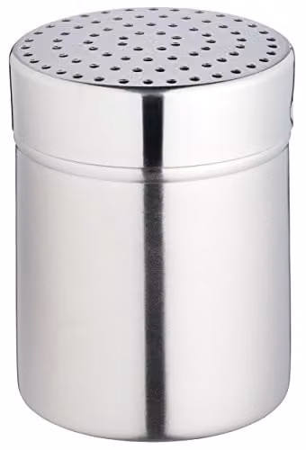KitchenCraft Stainless Steel Round Flour Sifter and Icing Sugar Shaker, Silver – 1