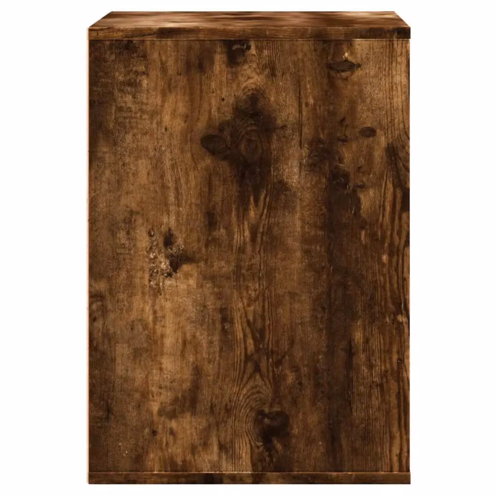 Berkfield Home Corner Chest of Drawers in Smoked Oak Brown, W: 60 cm, D: 41 cm, H: 58 cm – 4