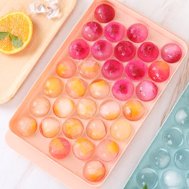 Latto Home Pink Circular Covered Ice Hockey Mould