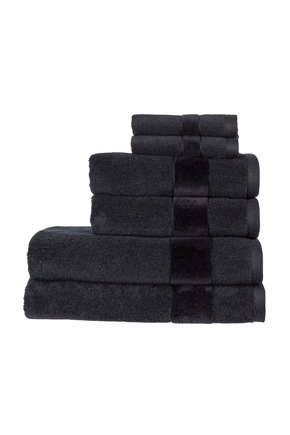 Christy Prism Bold Luxury 100% Turkish Cotton Towels in Black – 2