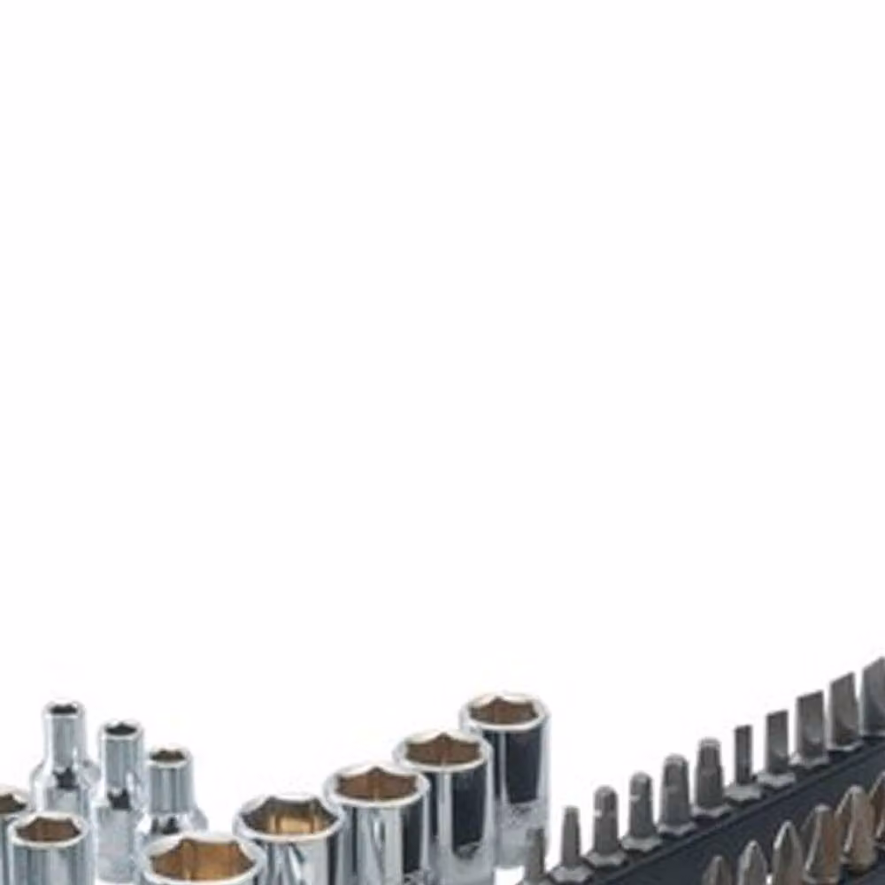 DeWalt 50 Piece 1/4 Inch Drive Stainless Steel Socket Wrench Set in Silver – 2