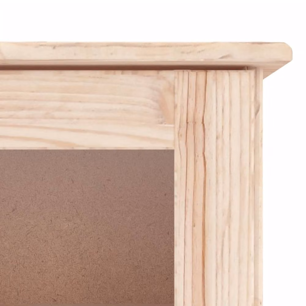 Berkfield Home ALTA Dresser Top in Solid Pine Wood, Beige, W/D/H: 77 x 30 x 92 cm – 4
