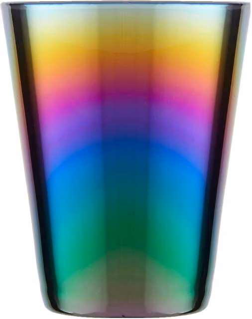 Orsina Aurora Glass Tumblers, Set of 4, Multicolour (390ml) – 2