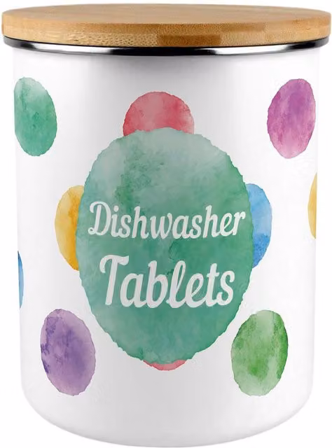Purely Home Multicoloured and White Enamel Dishwasher Safe Product