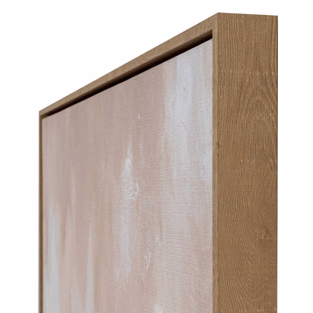 Lemon Pavilion Furniture and Decor Veydra Hand Painted Abstract Canvas in Wood Frame, Multicolour, W: 50 cm, H: 120 cm – 2