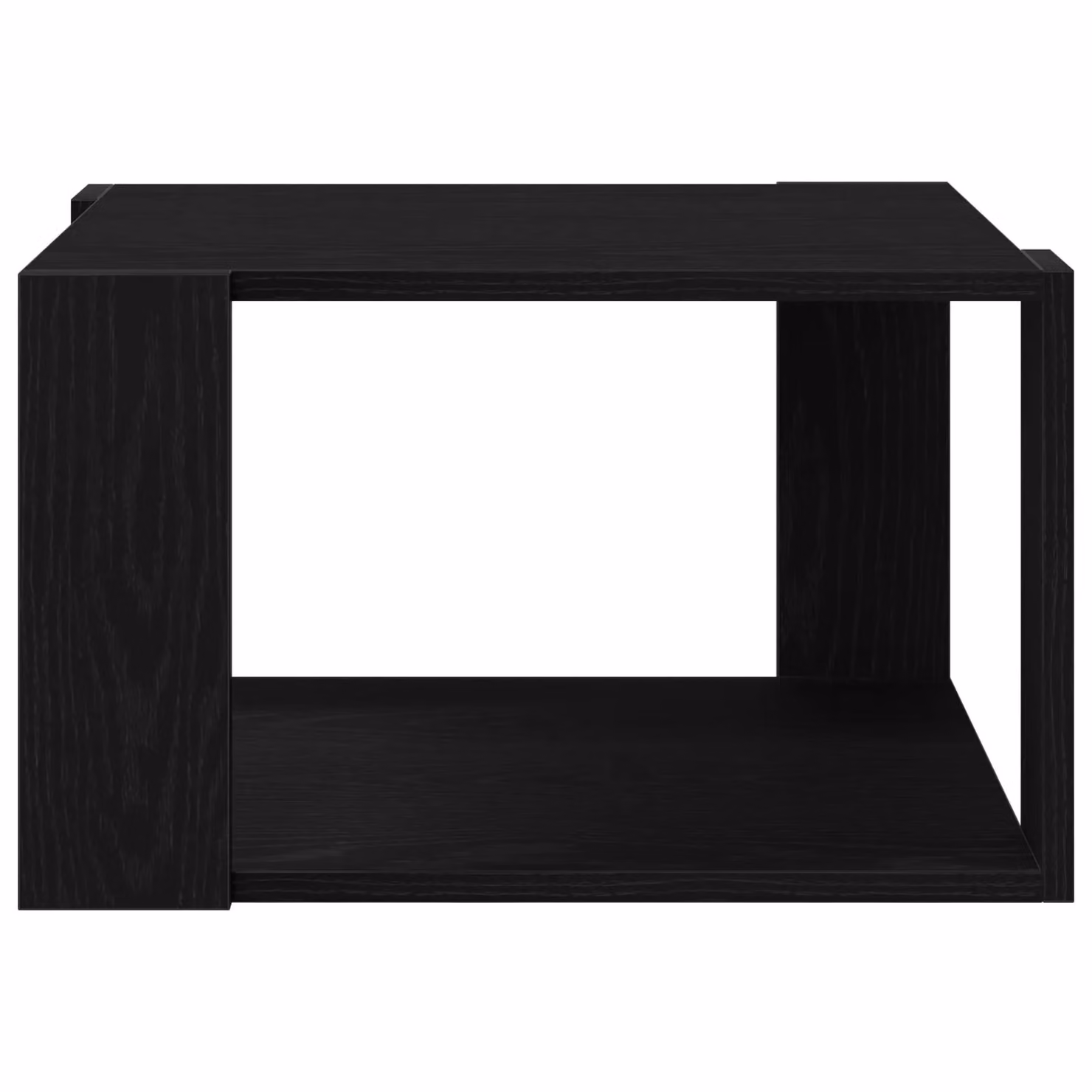 Berkfield Home Black Oak Couch Table, W: 85 cm, D: 55 cm, H: 31 cm – 3