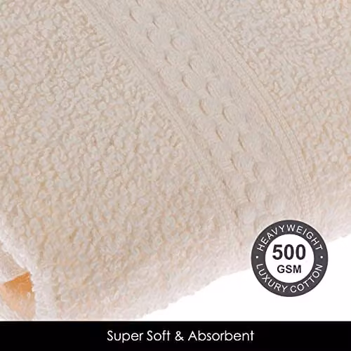 Homescapes Turkish Cotton Towel, Beige, 500 GSM, W/D/H: 130 x 70 x 1 cm – 2
