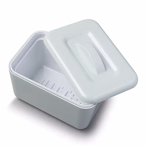 Zeal Melamine Insulated Butter Dish with Lid, Green – 1