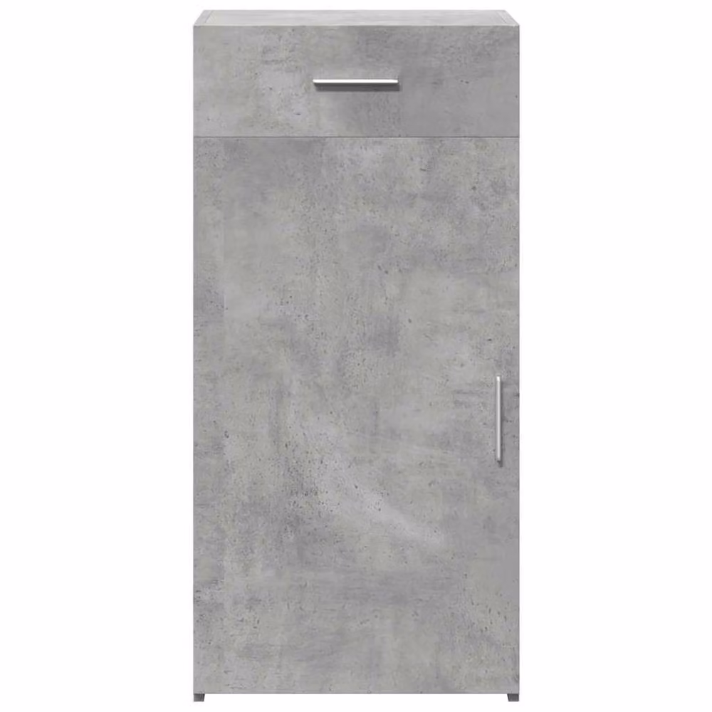 Berkfield Home Sideboard in Concrete Grey, MDF, W/D/H: 45 x 42.5 x 93 cm – 3