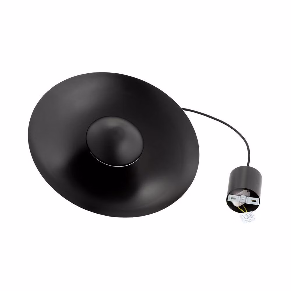 Netlighting Bolton LED Dome Pendant Ceiling Light, Black, 2170lm, 3000K – 3