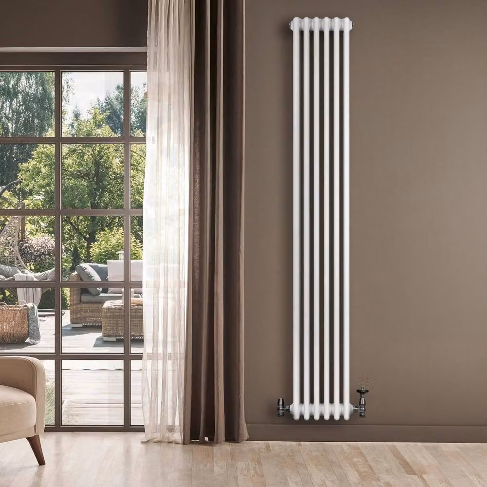 Monstershop Traditional 4 Column Steel Radiator, White, H 180 cm x W 29 cm – 2