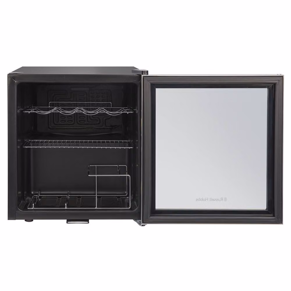 Russell Hobbs 46 Litre Lockable Glass Door Drinks and Wine Cooler in Grey – 8