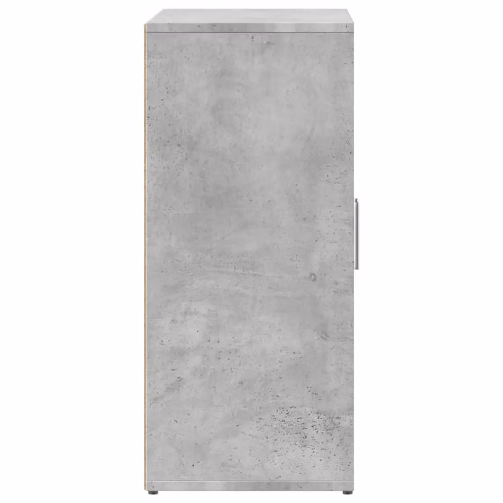 Berkfield Home Set of 2 Modern Sideboards in Concrete Grey, W/D/H: 60 x 31 x 70 cm – 2