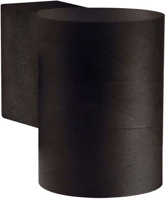 Nordlux Tin Modern Black Metal Outdoor Wall Light for Garden and Terrace, GU10, IP54, Mains Powered