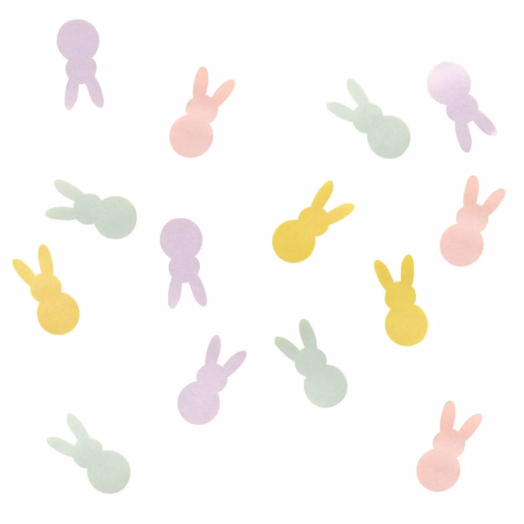 Club Green Easter Bunny Multicolour Paper Confetti Table Scatter, 10g – 2