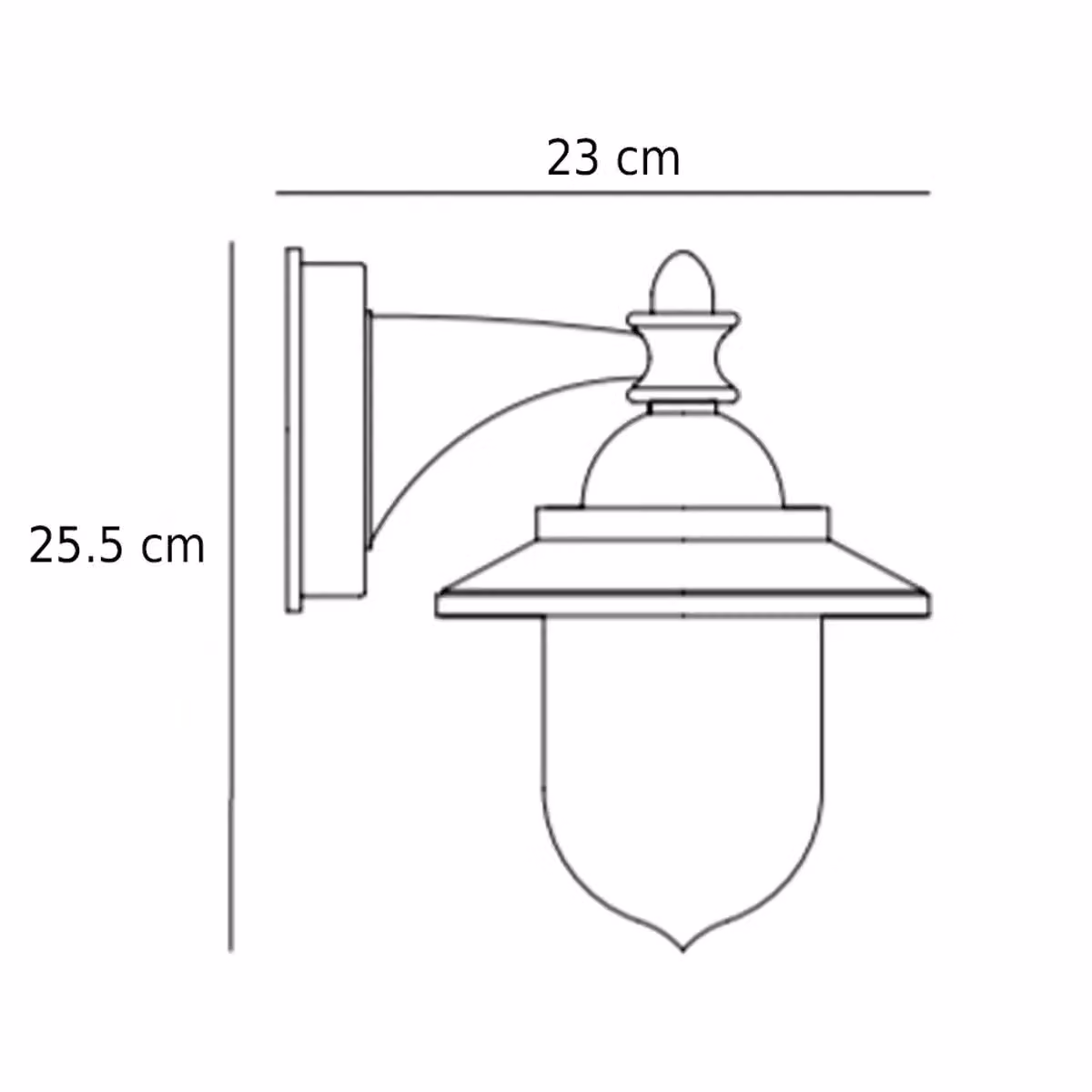 CGC Lighting Ryder Modern Grey Fisherman Wall Lantern Light – 4