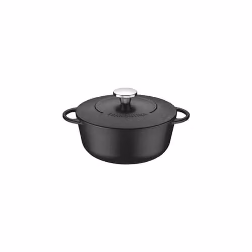 Tramontina Black Enamelled Cast Iron Casserole Dish, 4 l – 1