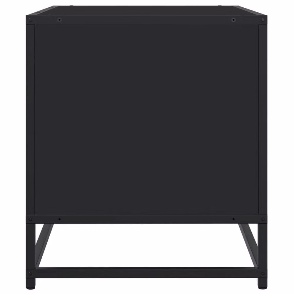 Berkfield Home Modern Black TV Cabinet with Media Compartments, W/D/H: 180 x 40 x 46 cm – 3