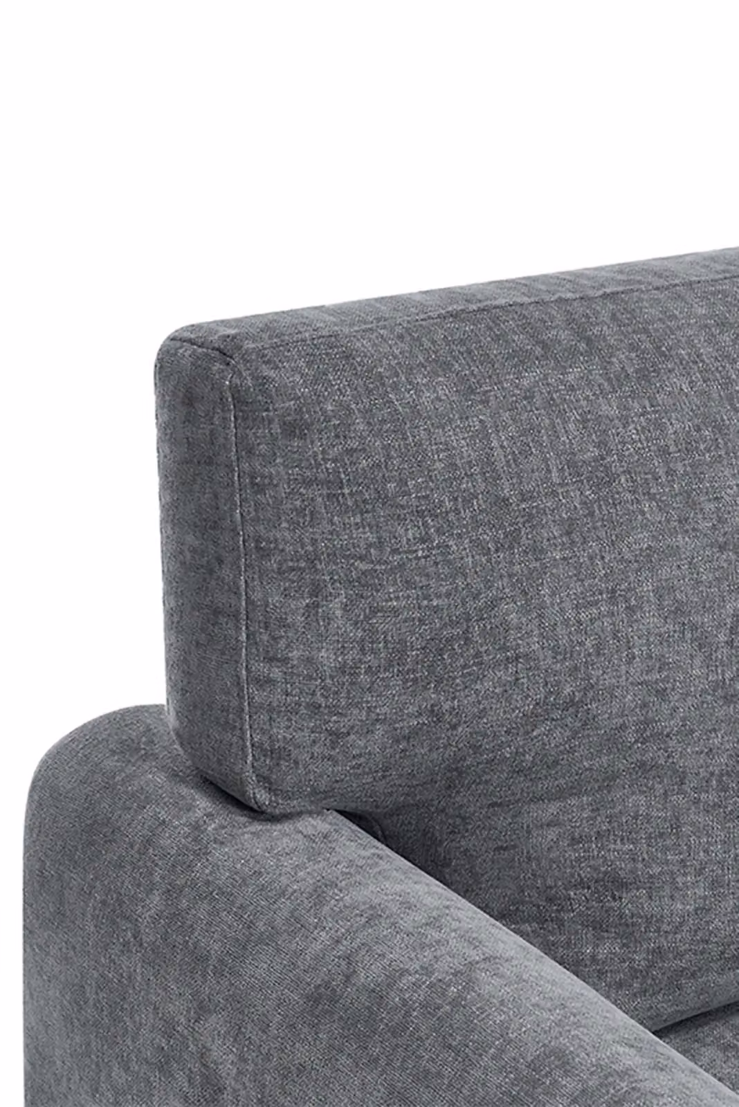 More4Homes Roma 4 Seater Fabric Corner Sofa in Grey – 3
