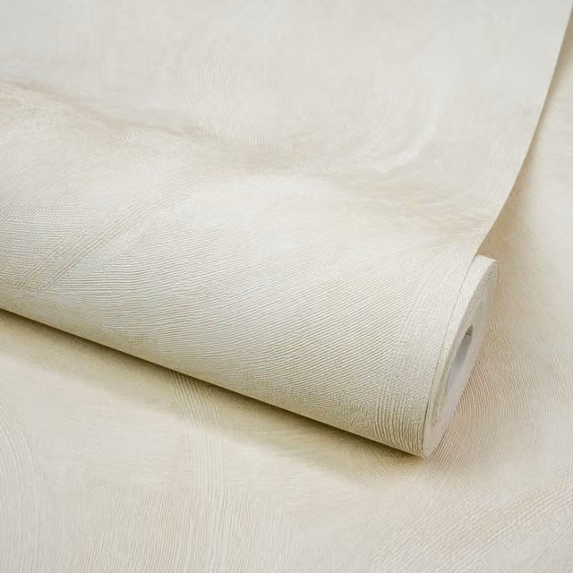 Grandeco Serra Rustic Painted Plaster Effect Textured Wallpaper in White