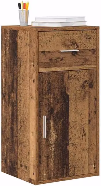Berkfield Home Modern Brown Engineered Wood Storage Cabinet – 1
