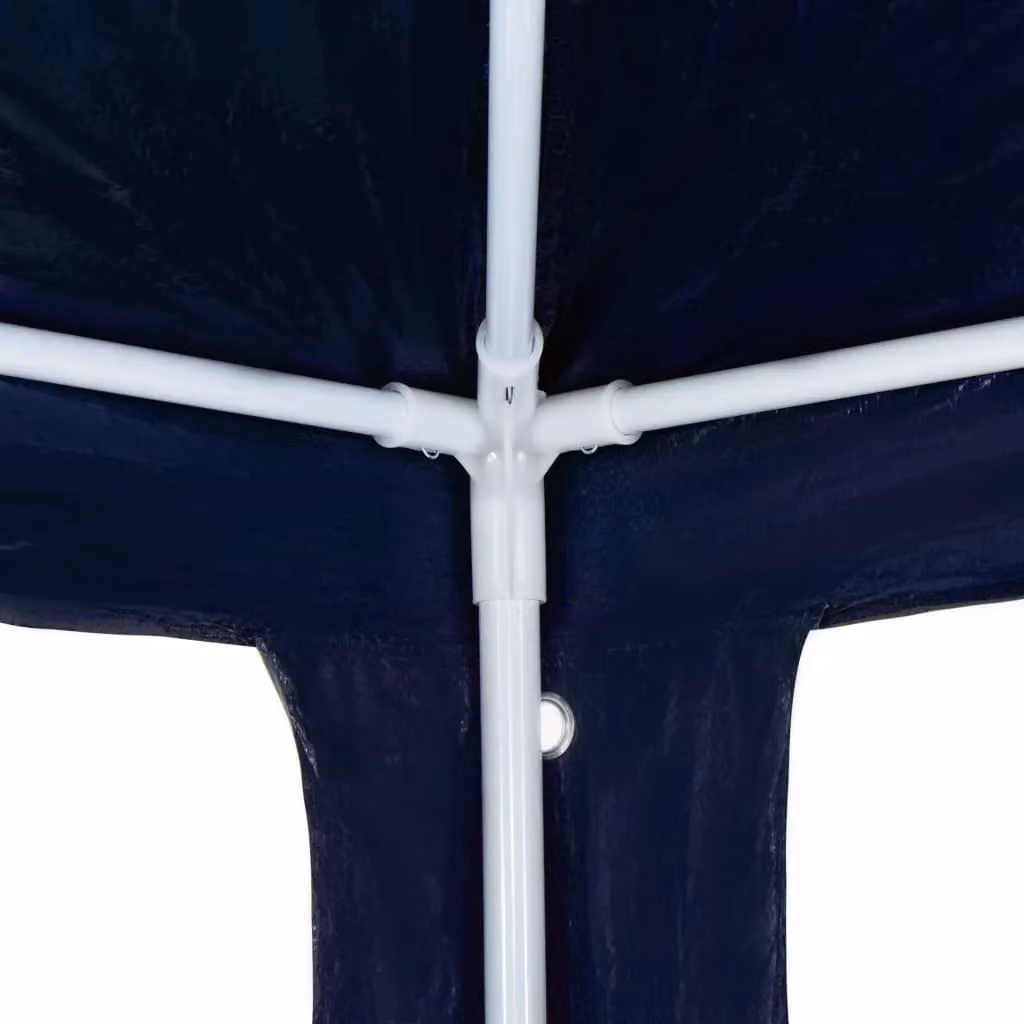 Berkfield Home Blue PE Party Tent W: 4 m, D: 3 m – 3