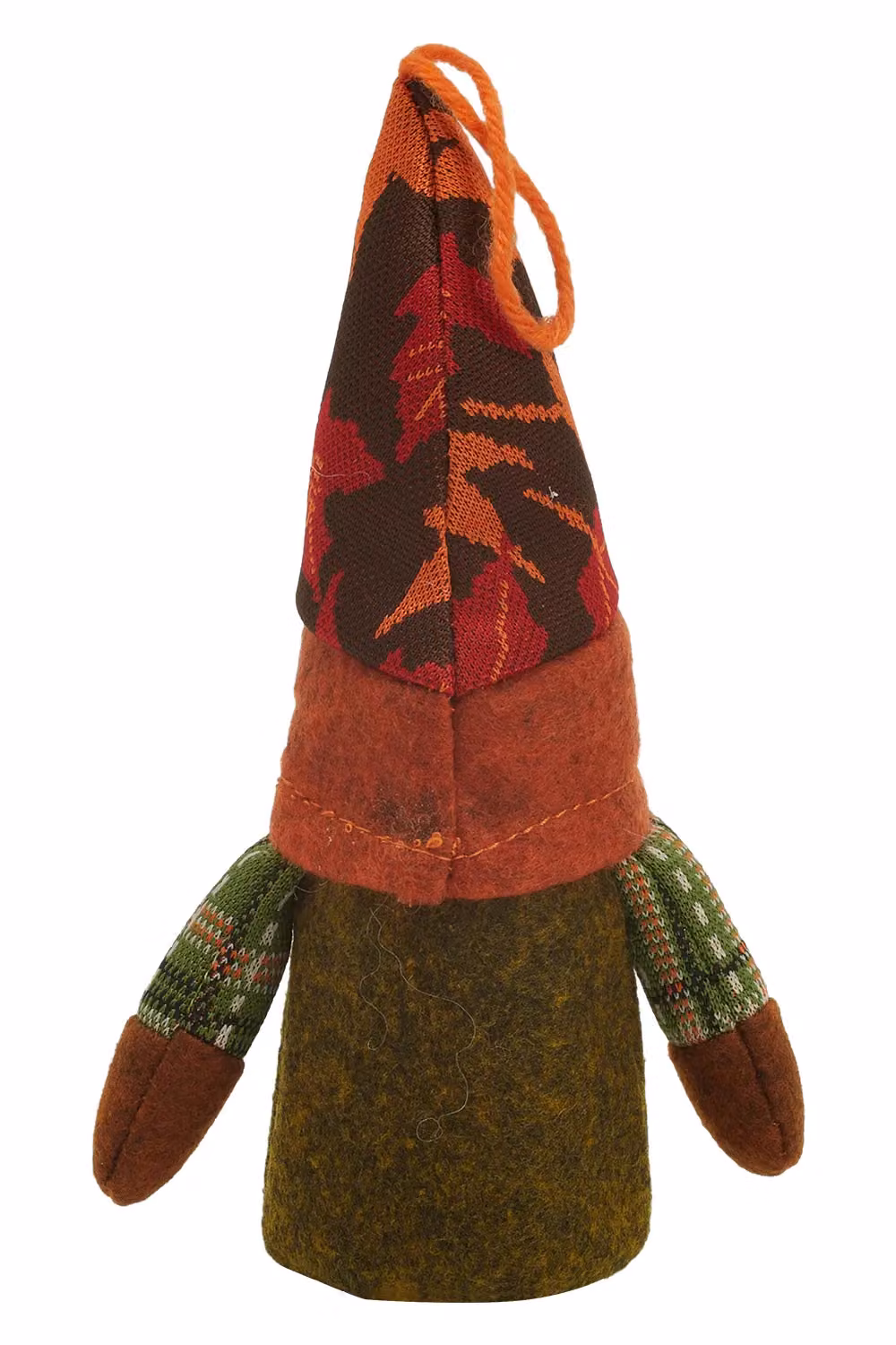 Living and Home Orange Light-Up Halloween Plush Gnome Couple Decoration for Tabletop and Shelf Displays – 3