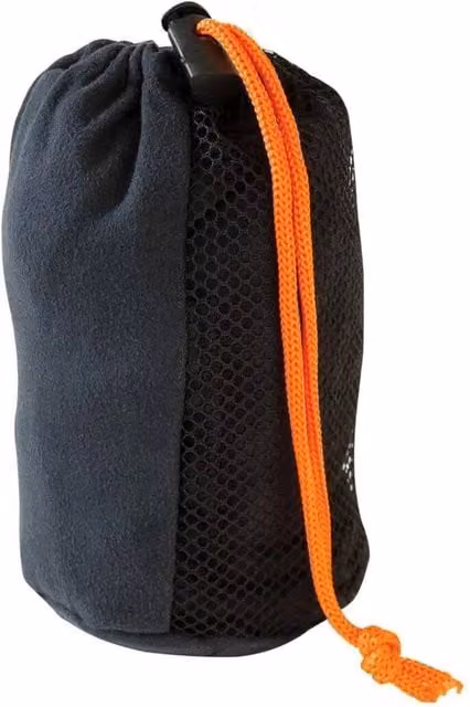 NESTLUNE Pack of 2 Large Quick-Drying Microfibre Towels in Black – 1